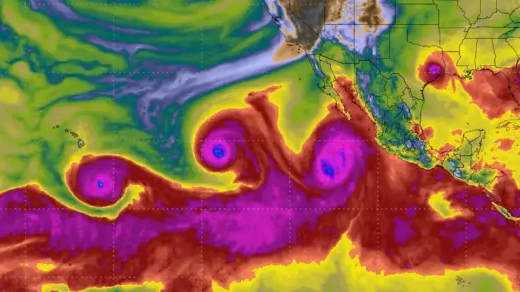 It's not going to be like The Day After Tomorrow, except perhaps for the triple storms (ECMWF)